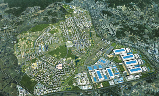 평택 고덕 국제화계획지구 조감도<호반건설 제공>